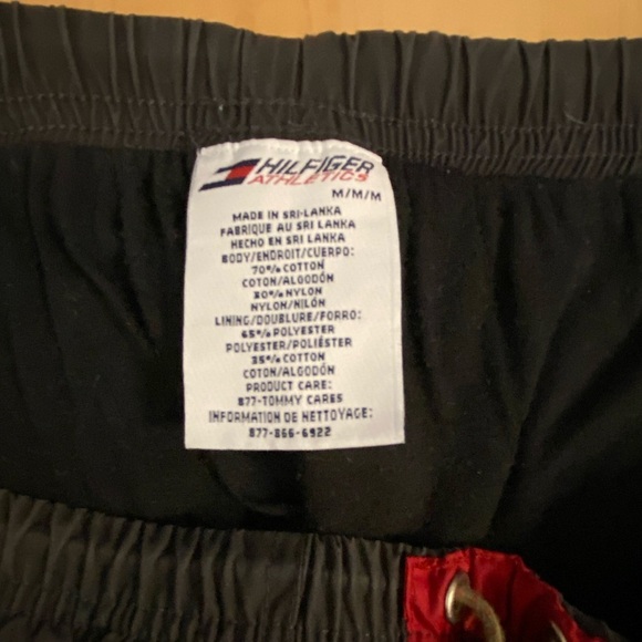 Tommy Hilfiger soft-shell pants joggers drawstring cinch vintage Y2K men’s med - Picture 13 of 14